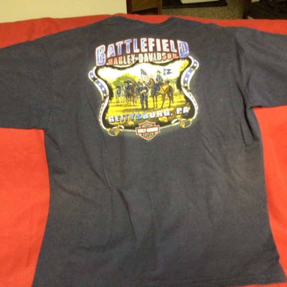 HARLEY-DAVIDSON Gettysburg tshirt - Picture 2 of 3